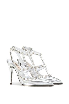 Rockstud 100mm ankle-strap pumps Valentino Garavani | 3W2S0393WRPS13